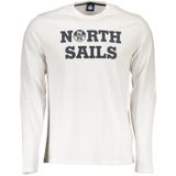 North Sails - Long Sleeve T-shirt - Wit - Katoen