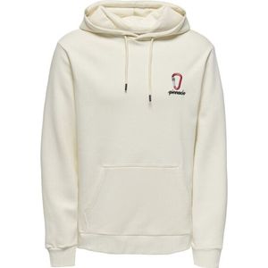 Only & Sons - Onsceres Kenny Reg LS - Hoodie - Ecru