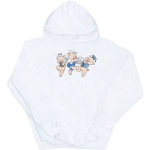 Li-cense Disney dames drie kleine varkentjes hebben plezier hoodie