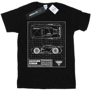 Li-cense Disney dames cars jackson storm blauwdruk katoenen vriendje t-shirt