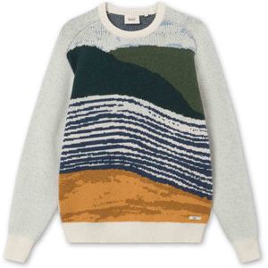 Foret River jacquard wool knit cloud