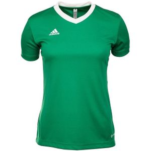 Adidas - Entrada 22 - Jersey - Dames - Effen - Korte Mouwen - V Hals