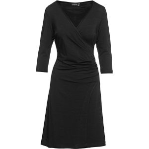 Imitatiewikkeljurk - Zwart - Stretchjersey - Duurzame Stof