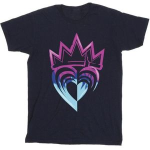 Li-cense Disney heren descendants roze kroon t-shirt
