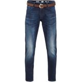 Petrol Industries Denim tapered regular blue denim