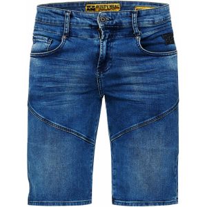 Rusty Neal - TUSCOR - Jeansshorts - Koningsblauw - Normale Pasvorm