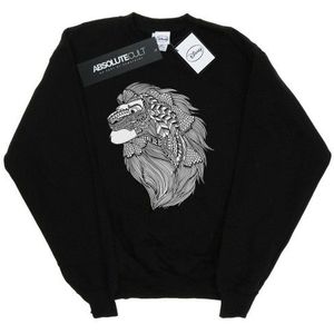 Li-cense - The Lion King Mufasa Tribal - Sweatshirt - Multicolor - 50% Katoen, 50% Polyester, Gedrukt, Zwaargewicht