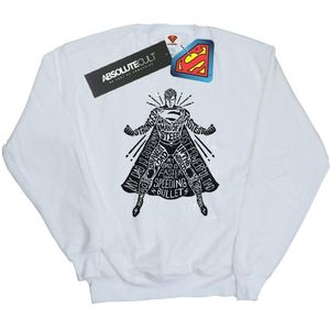 Li-cense Dc comics heren superman vader van staal sweatshirt