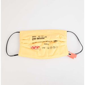 Off White - City Off Mask - Geel - Katoenen Gezichtsbedekking