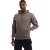 C.P. Company - Diagonal Raised Fleece Lens Hoodie - Grijs - Heren