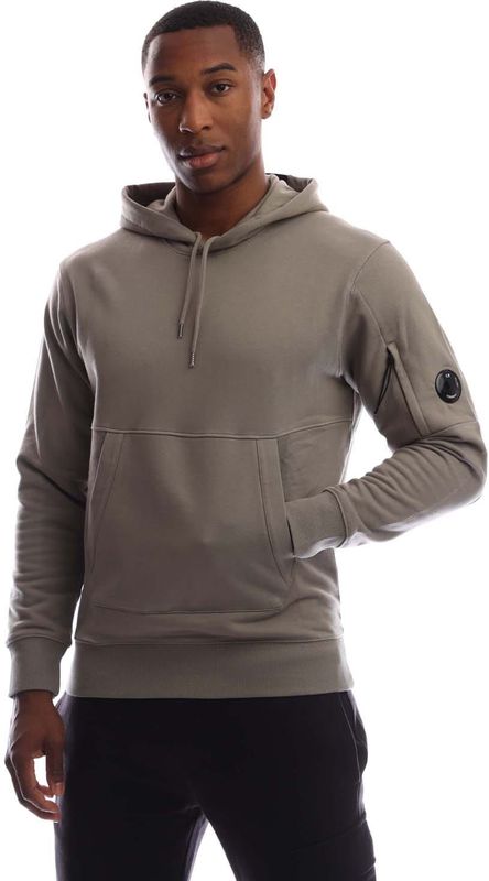 C.P. Company - Diagonal Raised Fleece Lens Hoodie - Grijs - Heren