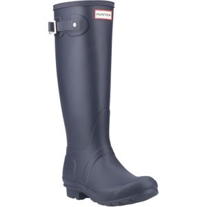Hunter - Tall Wellington - Regenlaarzen - Met Ruitjesrugband