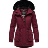 Navahoo - Olessa - Winterjas - Dames - Met Afneembare Kunstbontkraag - Zachte Teddystof