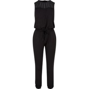 Urban Classics Dames technisch lange jumpsuit van mesh
