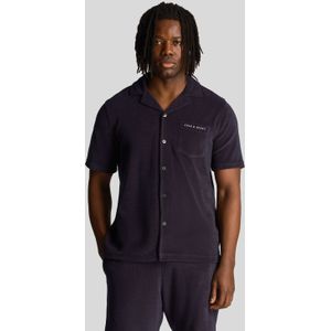 Lyle And Scott - Resort Shirt - Navy - Korte Mouwen - Nachtkleding