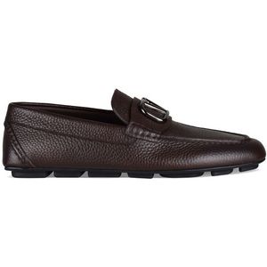 Valentino Garavani - Mocassins - Bruin - Van Generfd Leer