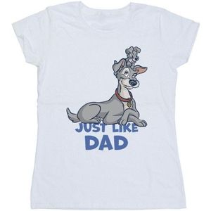 Li-cense Disney dames lady and the tramp net als papa katoenen t-shirt