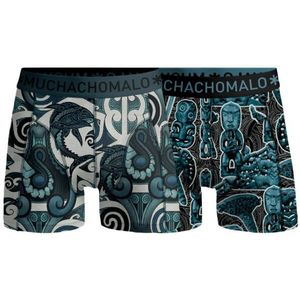 Muchachomalo - Boxershort - Normale Lengte - Onderbroeken Heren - 2 Pack - 95% Katoen