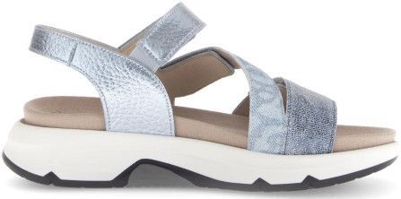 Gabor - 66.882.16 - Dames Wandelsandaal - Blauw - Rollingsoft Technologie