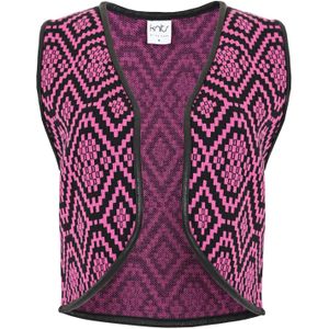 MAICAZZ Knits hadar vest ikat magenta wi23.65.204