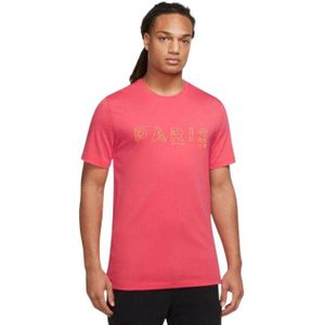 Nike - Paris Saint Germain FC - T-shirt - 100% Katoen - Korte Mouwen