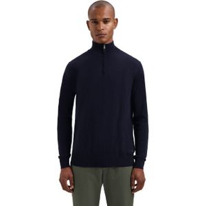 Dstrezzed - Gebreide Trui - Donkerblauw - 100% Wol