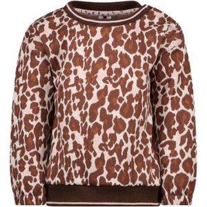 B.Nosy Baby meisjes sweater lucky leopard