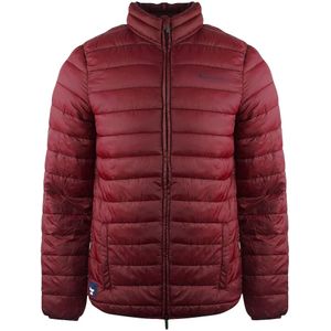 Aquascutum - JK003 - Gevoerde Jas - Bordeaux Rood - Lichtgewicht