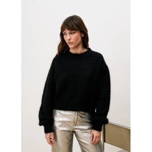 FRNCH - Sledge - Gebreide Trui - Zwart - Wolmix