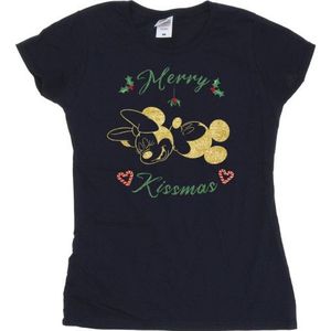 Li-cense Disney dames mickey mouse merry kissmas katoenen t-shirt
