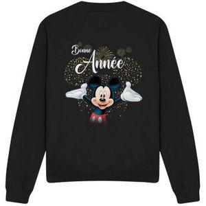 Disney Unisex volwassene frans mickey mouse vuurwerk nieuwjaar sweatshirt
