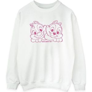 Li-cense Disney dames chip ´n´ dale nuts about you sweatshirt