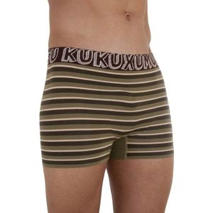 Bedrukte boxer met elastische tailleband 98751 man