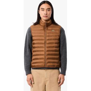 Lacoste - Waterafstotend Gewatteerd Gilet - Bruin