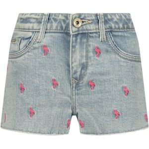 Vingino Meiden korte jeans dafina flamingo light bleach