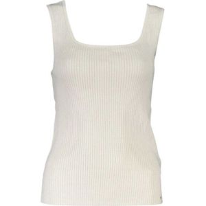 Tommy Hilfiger Dames geribbelde vierkante hals tanktop