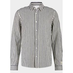 Supply & Co. Casual hemd lange mouw Blauw Miller Shirt 25307MI29/290 navy