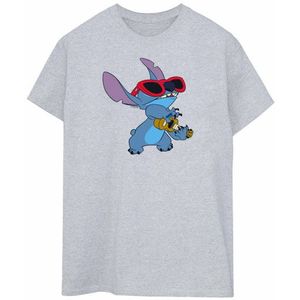 Li-cense Disney dames lilo and stitch gitaar katoenen vriendje t-shirt