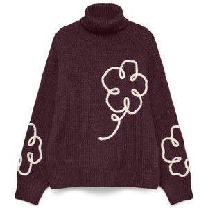 Vmfatima - Gebreide Pullover - Rolkraag - Lange Mouwen - Regular Fit