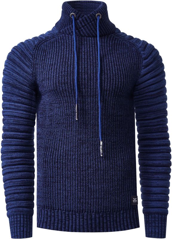 Rusty Neal - Chunky Trui - Heren - Opstaande Kraag