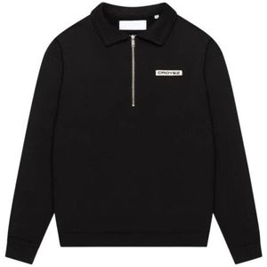 Croyez Homme Etiquette half-zip sweaters cr2-pf25-02