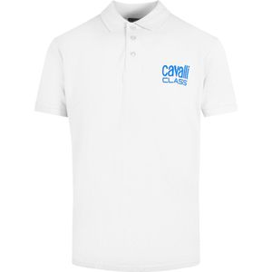 Cavalli Class - Poloshirt - Wit - Katoen