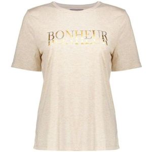 Geisha - Bonheur 52831-41 - T-shirt - Beige Melange