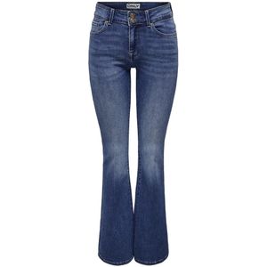 Only Onlcheryl mw retro flared dnm fg blue denim