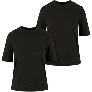 Urban Classics Dames klassiek t-shirt (set van 2)
