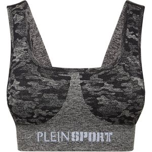 Plein Sport - Seamless Crossed Straps - Sport Bh - Zwart