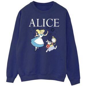 Li-cense Disney heren alice in wonderland volg het konijn sweatshirt