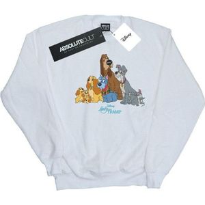 Li-cense Disney dames lady and the tramp klassiek groep sweatshirt
