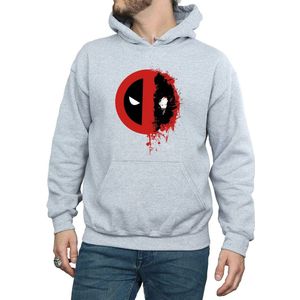 Li-cense Deadpool heren paint splatter logo hoodie