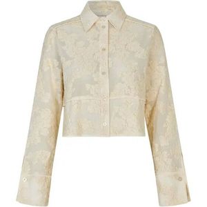 Second Female - PEORIA - Blouse - Ecru - Lange Mouw